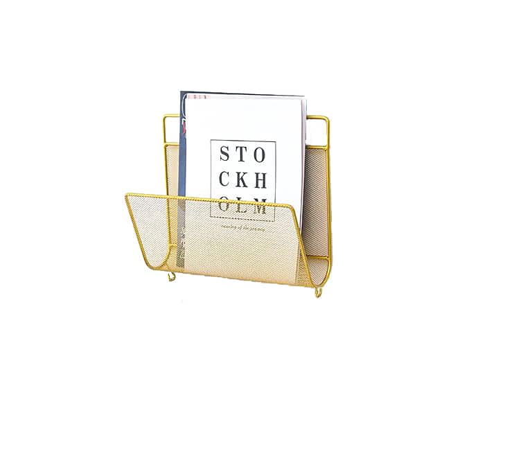 Wandrek voor tijdschriften met ophangbevestiging